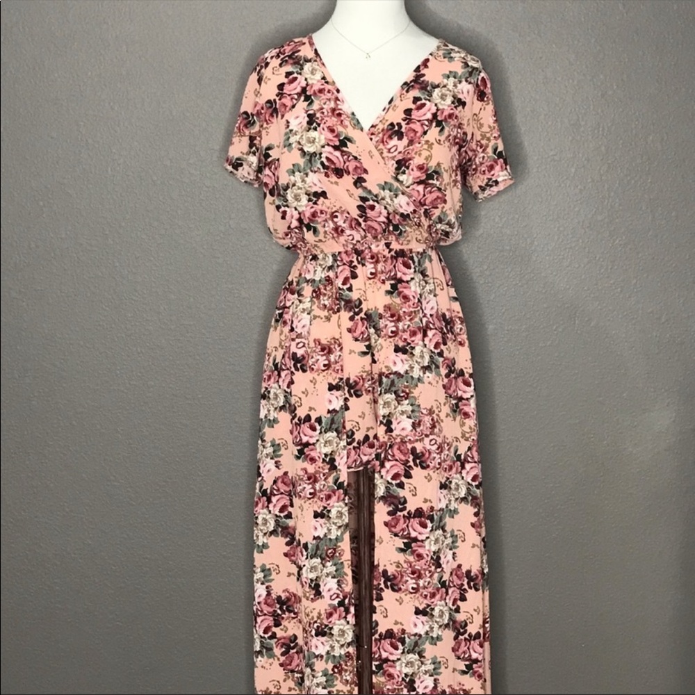 Long skirt romper